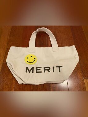 MERIT Canvas Tote Bag with Patches
